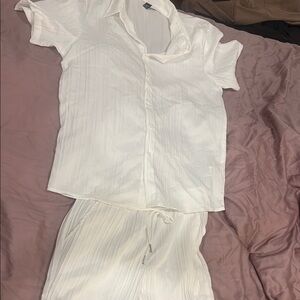 2-Piece Summer Set – Size S (Shirt + Pants)